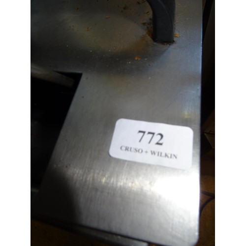 772 - Valentine chip fryer & Fosters extraction hood – sold for spares