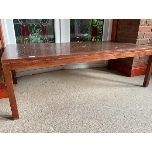 779 - Coffee table with copper top