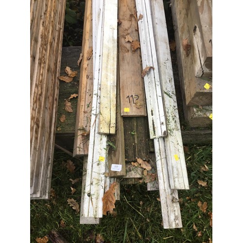 113 - Bundle of various timber