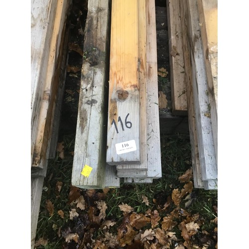 116 - 8 x long lengths of various timber