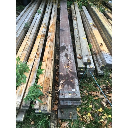 128 - 6 long lengths of 9” x 1 3/4 timber boards