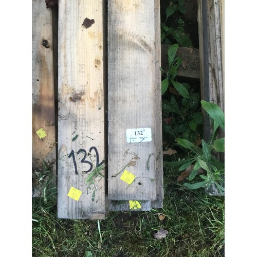 132 - Large qty of long lengths 3” x 1.5 timber