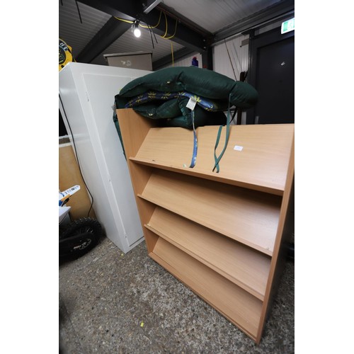 93 - Double sided bookcase