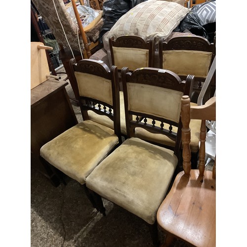 180 - Set of 4 chairs, mahogany