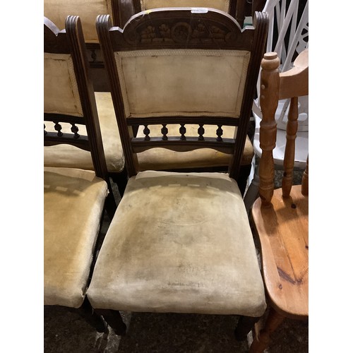 180 - Set of 4 chairs, mahogany