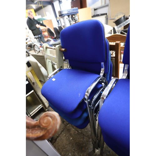 198 - 4 metal frame chairs