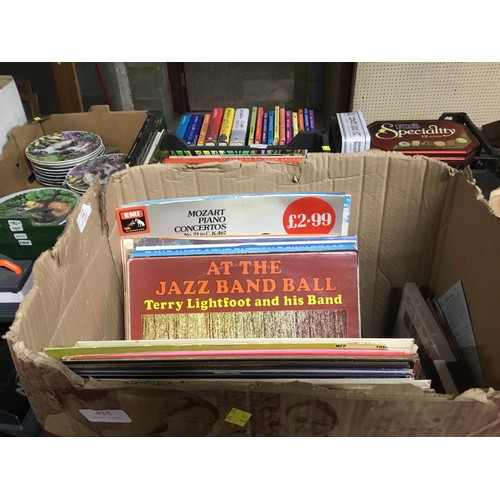 294 - Box of jazz LPs