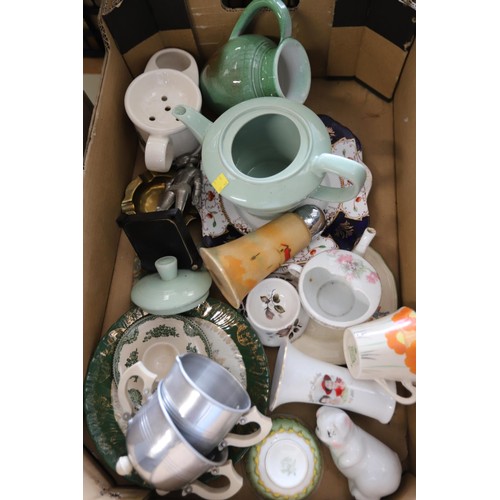 317 - Box of sundry china