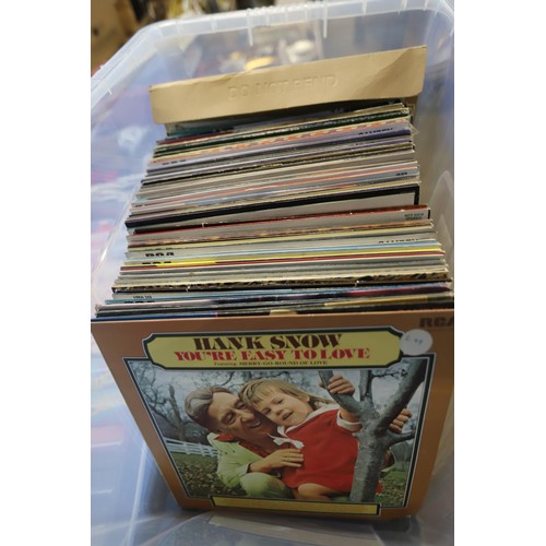 319 - Box of LP records