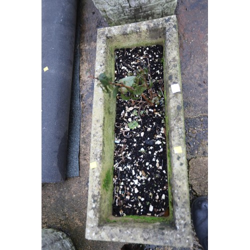 31 - Concrete trough planter