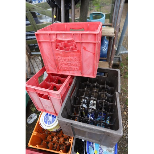 47 - Qty of plastic beer crates