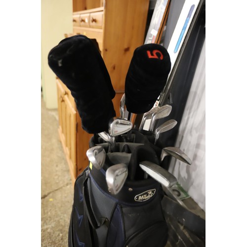 107 - Set of golf clubs & Bayhill golf bag