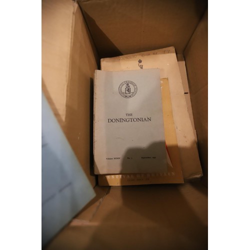 169 - Box of antique manuals