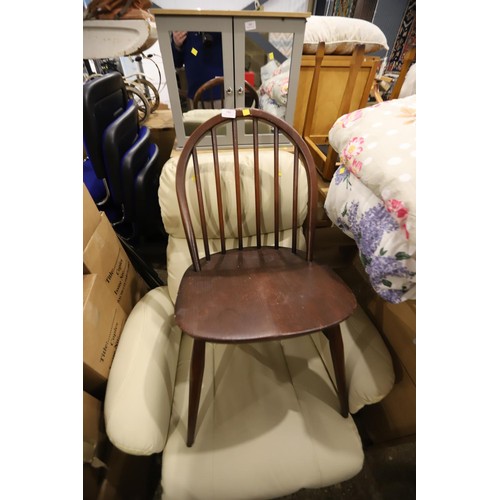 184 - Errol dining chair & a reclining chair