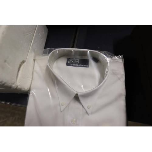 272 - Men’s white shirt by Ralph Lauren Polo, size XL (brand new)