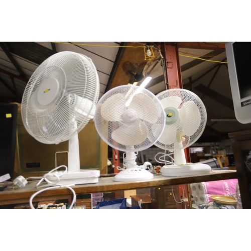 306 - 3x desktop fans - warranted until 12 noon Tuesday following the above sale