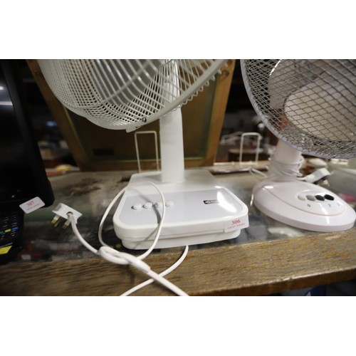 306 - 3x desktop fans - warranted until 12 noon Tuesday following the above sale