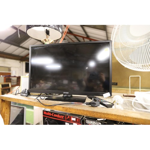 307 - Linsar TV with remote - warranted until 12 noon Tuesday following the above sale