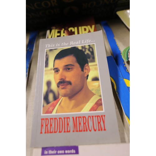 368 - 4 books on Freddy Mercury