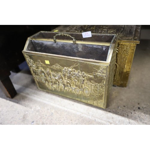 379 - 2 brass boxes