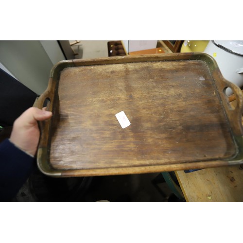 385 - Oak serving tray