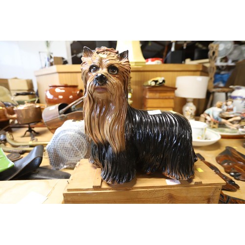 420 - Large Yorkshire terrier figure