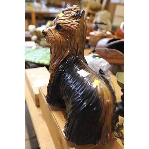 420 - Large Yorkshire terrier figure