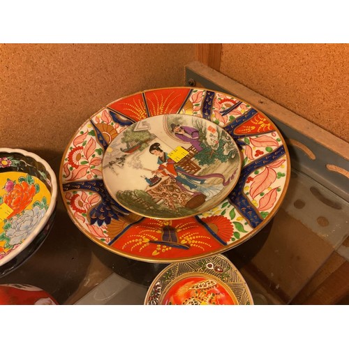 531 - Japanese imari items, etc