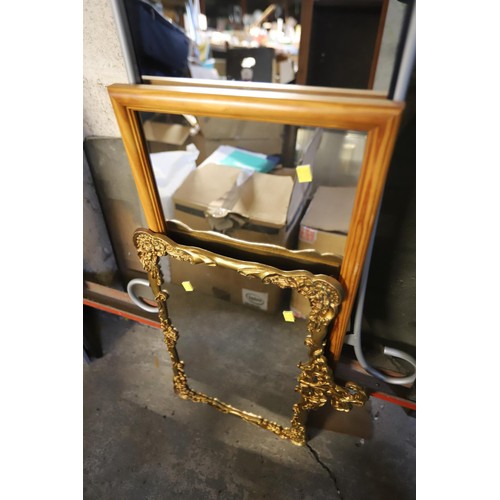 571 - 3x various wall mirrors