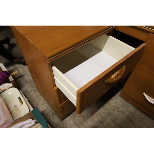 684 - Alstons wardrobe, dressing table, 2 bedside cabinets