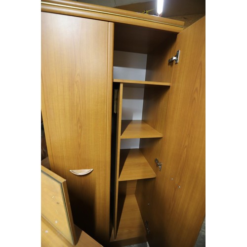 684 - Alstons wardrobe, dressing table, 2 bedside cabinets