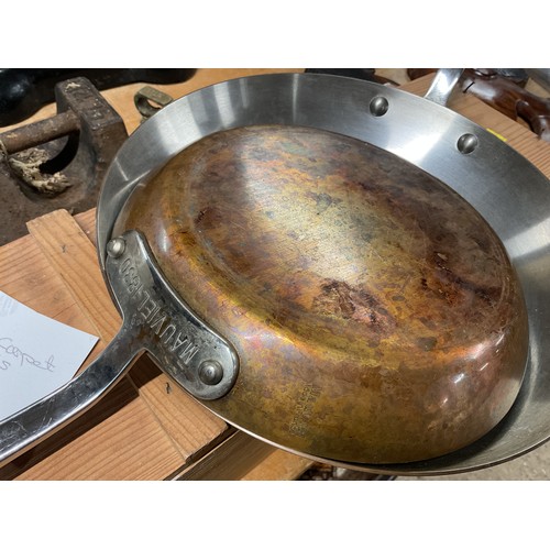 434 - 2 x mauviel 1830 frying pans