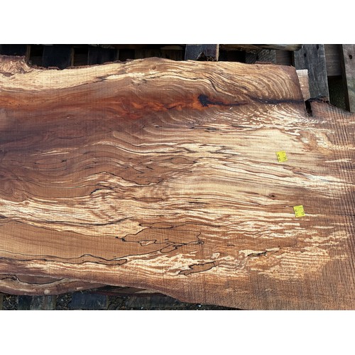 5 - 10 foot spalted beech timber boards x3