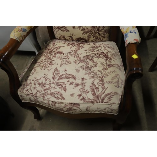 606 - Occasional Victorian style easy chair