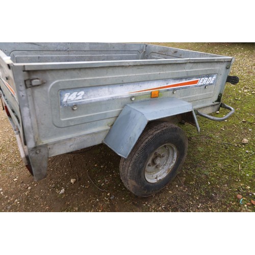 5 - Erde 142 tipping trailer