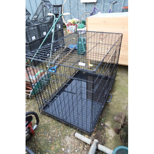 51 - Metal dog cage