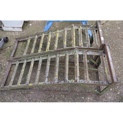 59 - Pair of metal ramps