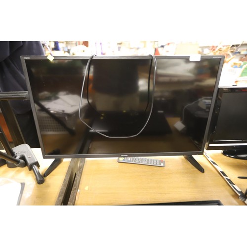 78 - Sharp TV with remote - warranted until 12 noon Tuesday following the above sale