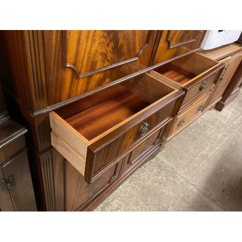 502 - Reproduction double cupboard with 2 drawers