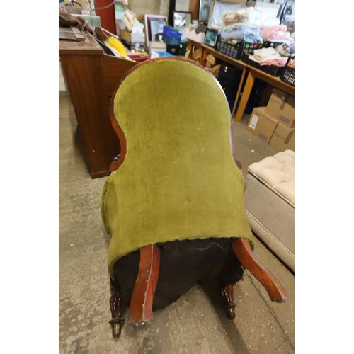 539 - Victorian spoon back chair