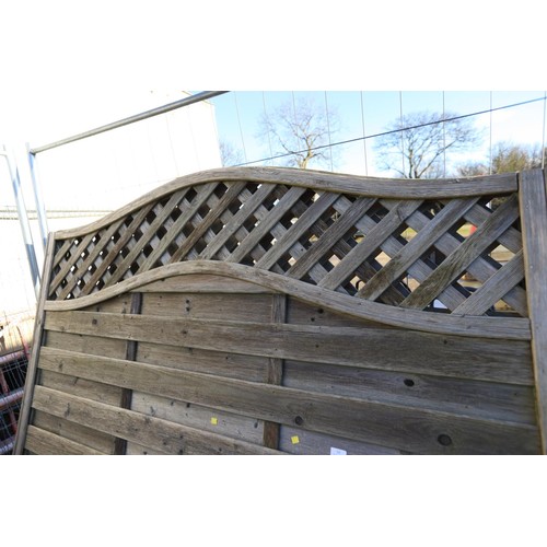 10 - 2x 1800 x 1800 decorative fence panel