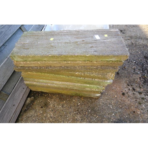 11 - 11 wood effect concrete step stones