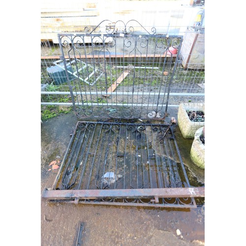 19 - Pair of wrought iron gates