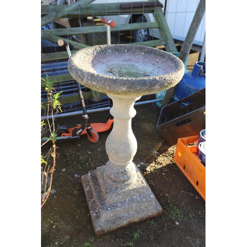 26 - Large concrete bird bath