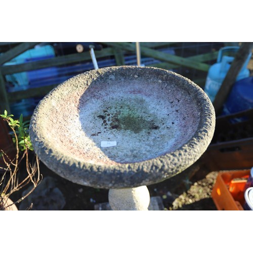 26 - Large concrete bird bath