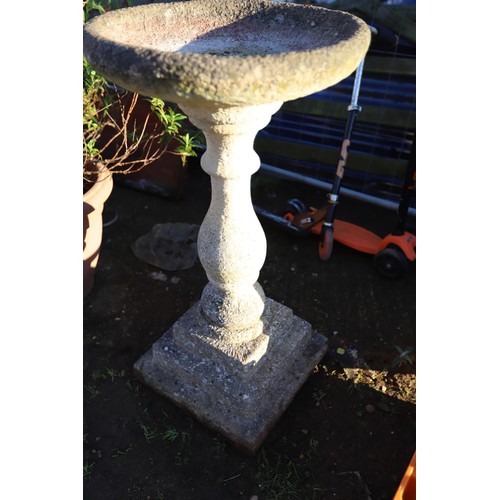 26 - Large concrete bird bath