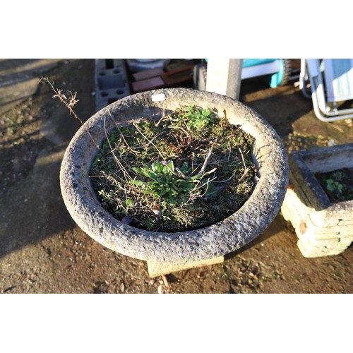 28 - Large round garden planter