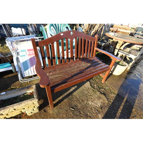 31 - Wooden garden bench