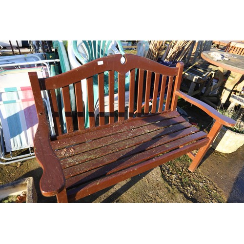 31 - Wooden garden bench