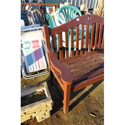 31 - Wooden garden bench